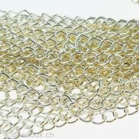 925 Silberkette, Farbe: Silber, Grösse: 2.4 mm, Menge: cm